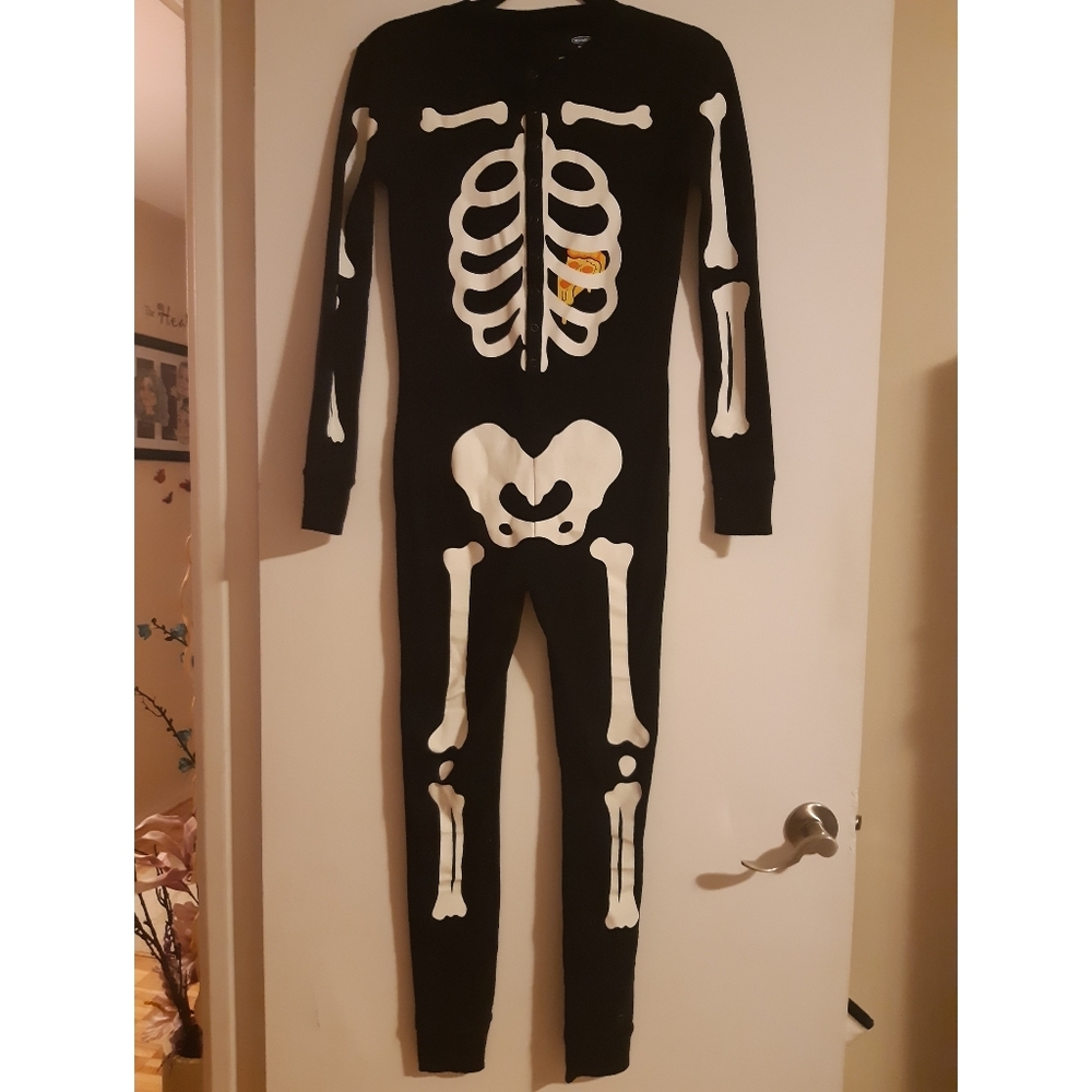 Old Navy Skeleton Pajama Onesie